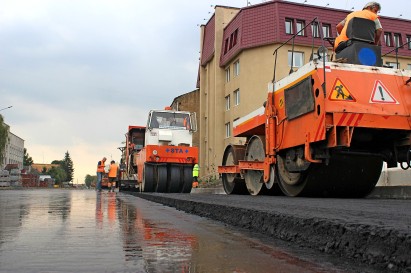 Фоторепортаж: сроки сдачи улицы Буденного в Гродно смещены