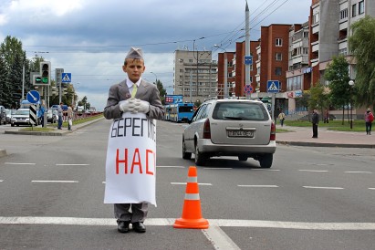 В Гродно вспомнили детей, погибших на дорогах региона