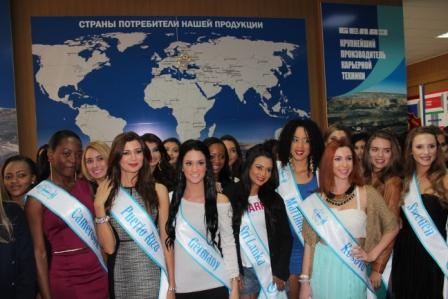 Участницы «Miss Supranational-2013» в гостях у БЕЛАЗА