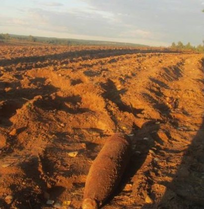 За день в Гродненском районе нашли снаряд и авиабомбу времен ВОВ