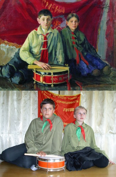 В Слуцке сделали полотна эпохи