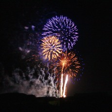 На фестивале фейерверков в Волковыске выбрали лучших пиротехников