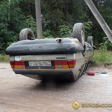 Пьяного водителя и пассажиров спасли ремни безопасности