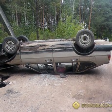 Пьяного водителя и пассажиров спасли ремни безопасности