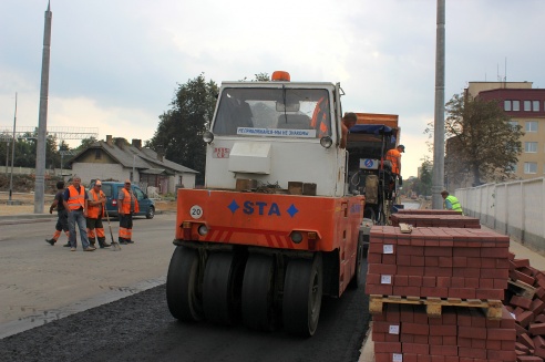 Фоторепортаж: сроки сдачи улицы Буденного в Гродно смещены