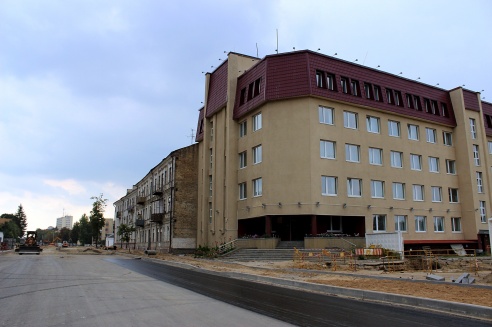 Фоторепортаж: сроки сдачи улицы Буденного в Гродно смещены
