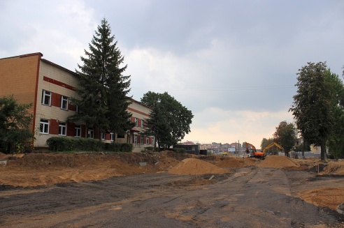 Фоторепортаж: сроки сдачи улицы Буденного в Гродно смещены
