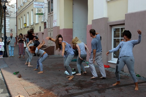 Фоторепортаж: последний день лета Гродно отметил фестивалем уличного искусства