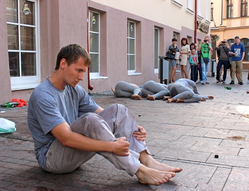 Фоторепортаж: последний день лета Гродно отметил фестивалем уличного искусства