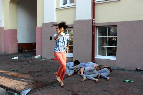 Фоторепортаж: последний день лета Гродно отметил фестивалем уличного искусства