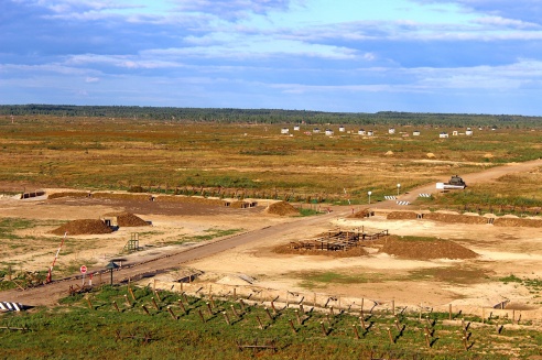 Фотофакт: Гожский полигон под Гродно готовят к учениям “Запад-2013