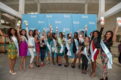 Участницы Miss Supranational – 2013 посетили крупнейший в Беларуси завод по производству соков