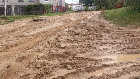 Когда на улице Северной в Горках закончится грязь?