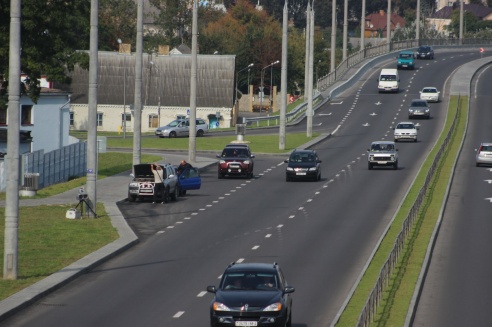 Ежедневно мобильные камеры скорости в Гродно меняют место расположения