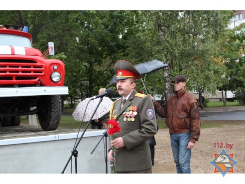 В Речице установили памятник ликвидаторам (фото)