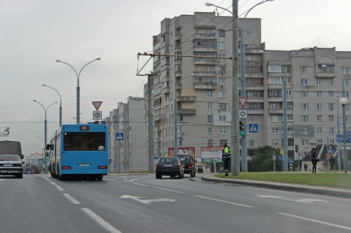 Утро 26 сентября Гродно встретил пробками и отсутствием парковочных мест