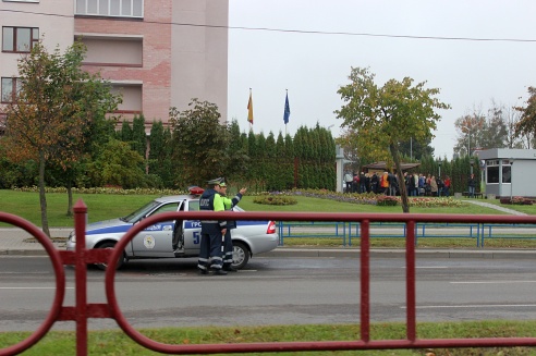 Утро 26 сентября Гродно встретил пробками и отсутствием парковочных мест