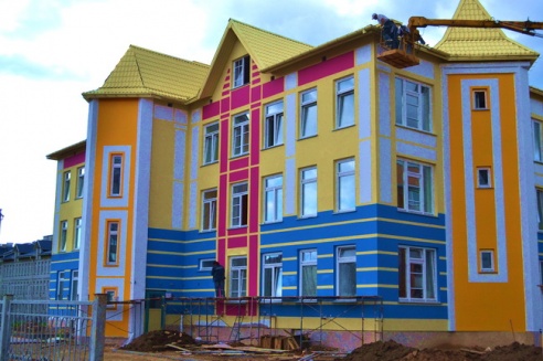 В микрорайоне Аэропорт завершается строительство детского сада