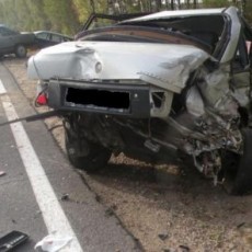 При лобовом столкновении четырех машин в Волковысском районе пострадало 5 человек