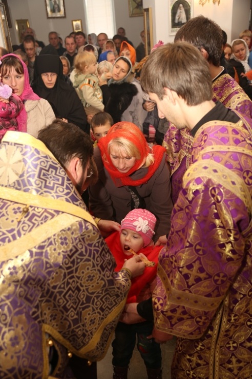 Богослужение в Сретенском храме