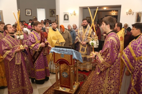 Богослужение в Сретенском храме