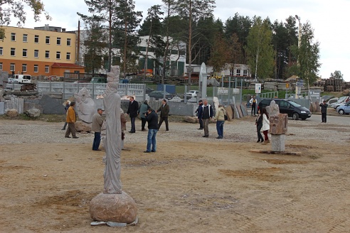 Фотоитоги: В Гродно завершился пленер скульпторов, позже все работы украсят город