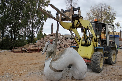 Фотоитоги: В Гродно завершился пленер скульпторов, позже все работы украсят город