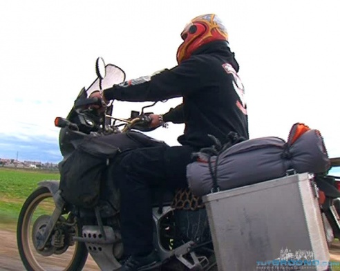 Байкер из Щучина проехал на мотоцикле через всю Россию