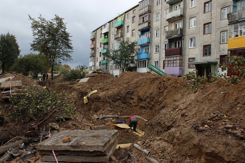 Как скоро переложат теплотрассы в гродненских дворах?