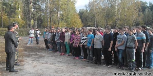 В общежитии лицея прошла эвакуация учеников. Учебная