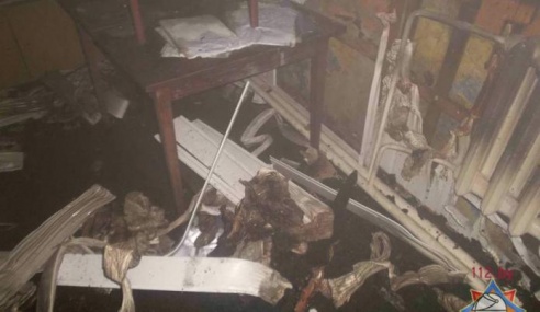 Вахтёр Столинского аграрно-экономического колледжа предотвратила пожар в учебном корпусе