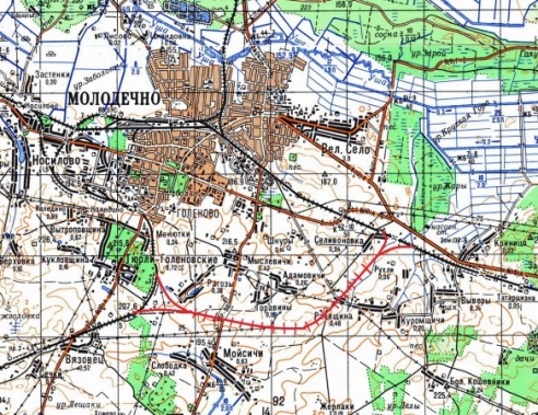 Пропавшие железнодорожные линии Молодечно