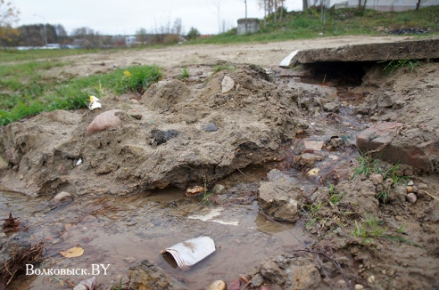 В микрорайоне Ольшимово «прорвало»