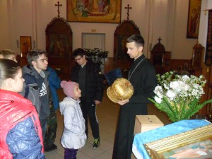 Экскурсия в храме для курсантов военно-патриотического клуба «Школа выживания»