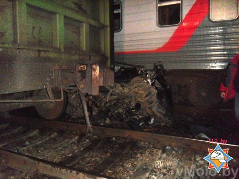 Ужасная авария на железнодорожном переезде в Олехновичах (фото, видео)