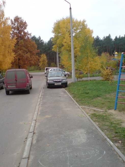Перехват: маршрутка с людьми на красный в Гомеле и неправильная парковка на красивом осеннем фоне в Речице (фото, видео)