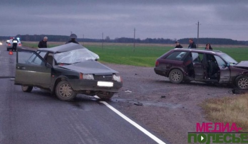 В Лунинецком районе, проигнорировав правила выезда на главную дорогу, погибла водитель ВАЗа