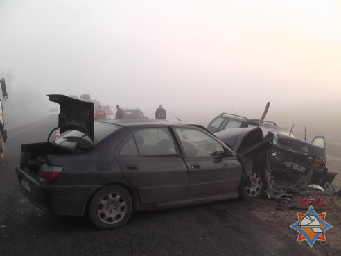 В Светлогорском районе столкнулись «Опель» и «Пежо»: двух человек деблокировали, автомобили превратились в груду металла (фото)