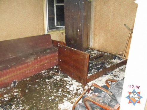 Жительница Калинковичского района спасла соседку из горящего дома (фото)