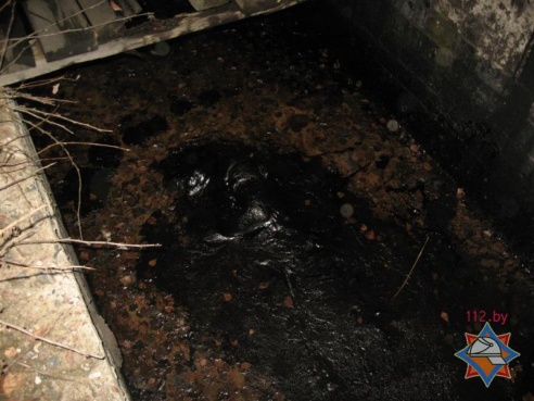 Житель Петрикова был найден мертвым в яме с битумом (фото)