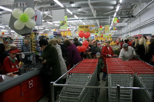 В Могилёве открылся первый супермаркет «Рублёвский»