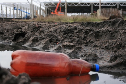 В Могилёве 10 семей живёт прямо на стройке будущего Евроопта