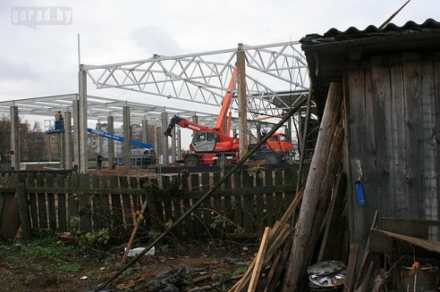 В Могилёве 10 семей живёт прямо на стройке будущего Евроопта
