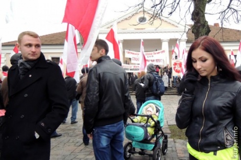 Митинги в Слуцке, посвящённые годовщине Слуцкого восстания (фоторепортаж и видео)
