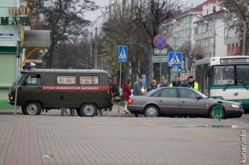 Две драмы на площади Слуцка. Кот — голубь, бабка — автомобиль