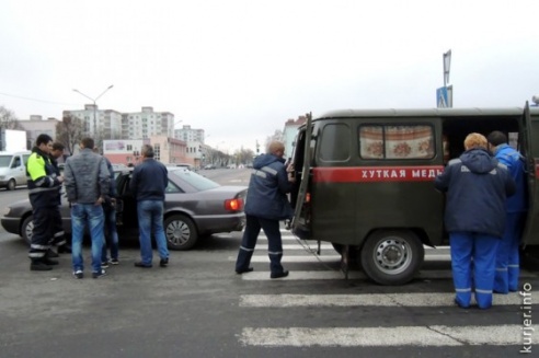 Две драмы на площади Слуцка. Кот — голубь, бабка — автомобиль