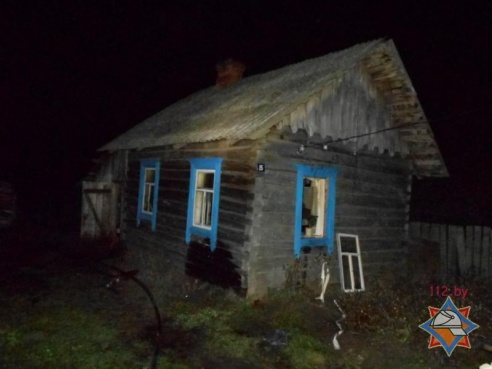 В Калинковичском районе на пожаре погиб мужчина (фото)