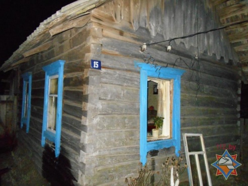 В Калинковичском районе на пожаре погиб мужчина (фото)