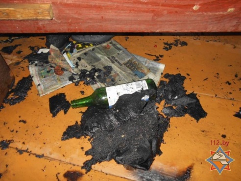 В Калинковичском районе на пожаре погиб мужчина (фото)