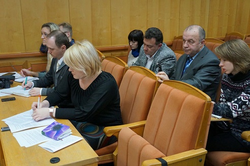 Председатель Моггорисполкома Владимир Цумарев провел пресс-конференцию для местных и республиканских СМИ